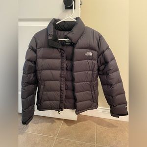 Black North Face coat